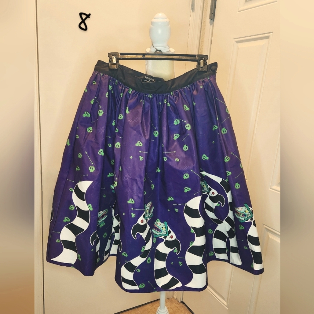 Unique Vintage Beetlejuice retired skirt